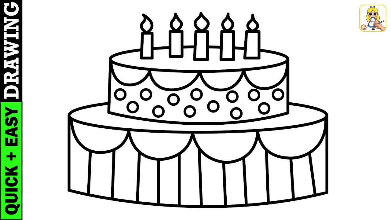 Cake Drawing Stock Photos and Images - 123RF